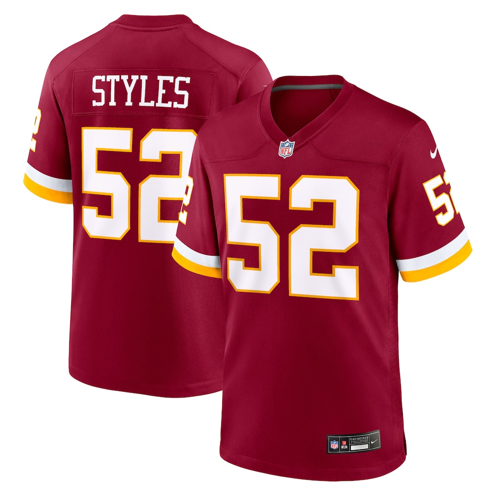 Men Washington Commanders #52 Sonny Styles red Nike 2026 NFL Jersey